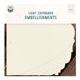 P13 Love Stories Light Chipboard Embellishments 6x6 Inch Album Base (P13-LST-57)