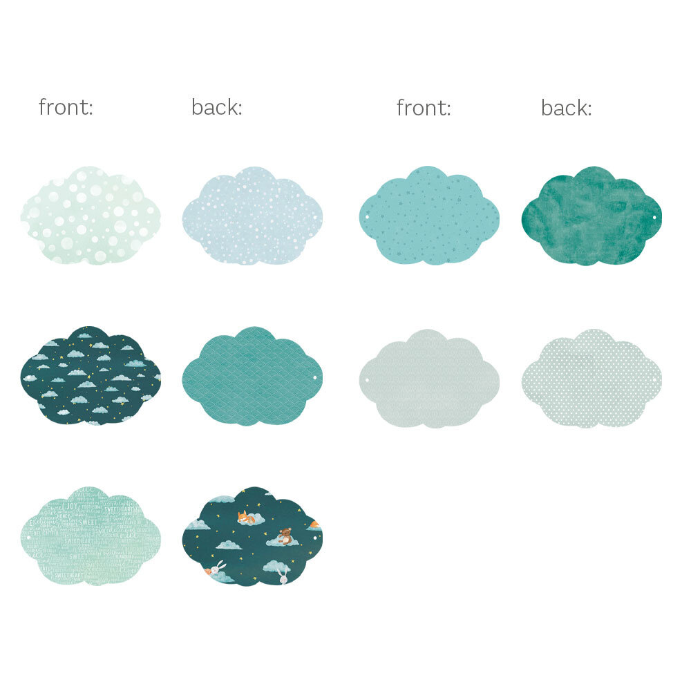 P13 Light Chipboard 6x8 Inch Album Base w/Papers Blue Cloud (P13-ALB-05a) P13 Light Chipboard 6x8 Inch Album Base w/Papers Blue Cloud (P13-ALB-05a)