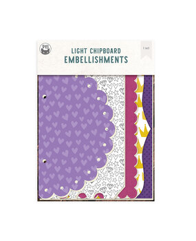 P13 Light Chipboard 6x8 Inch Album Base w/Papers Decorative Shapes (P13-ALB-04) P13 Light Chipboard 6x8 Inch Album Base w/Papers Decorative Shapes (P13-ALB-04)