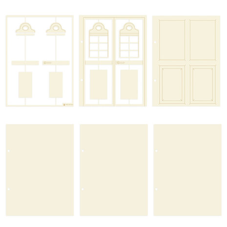 P13 Light Chipboard 6x8 Inch Album Base w/Papers Door (P13-ALB-02) P13 Light Chipboard 6x8 Inch Album Base w/Papers Door (P13-ALB-02)