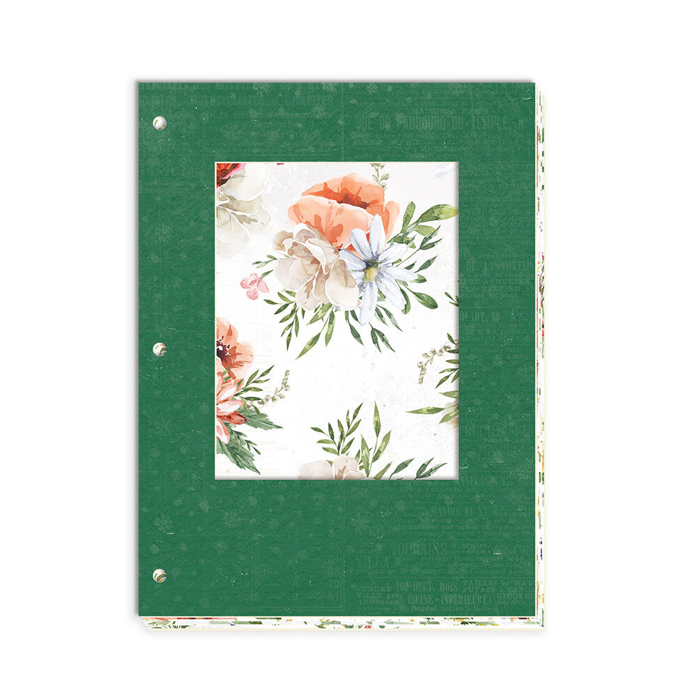 P13 Light Chipboard 6x8 Inch Album Base w/Papers Frame (P13-ALB-01)