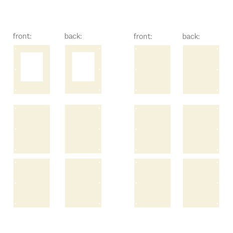 P13 Light Chipboard 6x8 Inch Album Base w/Papers Frame (P13-ALB-01) P13 Light Chipboard 6x8 Inch Album Base w/Papers Frame (P13-ALB-01)