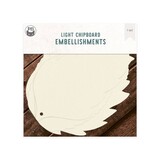 P13 Light Chipboard 6x8 Inch Album Base w/Papers Medium House (P13-ALB-17)