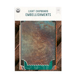 P13 Light Chipboard 6x8 Inch Album Base w/Papers Tickets (P13-ALB-06)