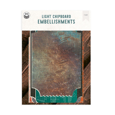 P13 Light Chipboard 6x8 Inch Album Base w/Papers Tickets (P13-ALB-06) P13 Light Chipboard 6x8 Inch Album Base w/Papers Tickets (P13-ALB-06)