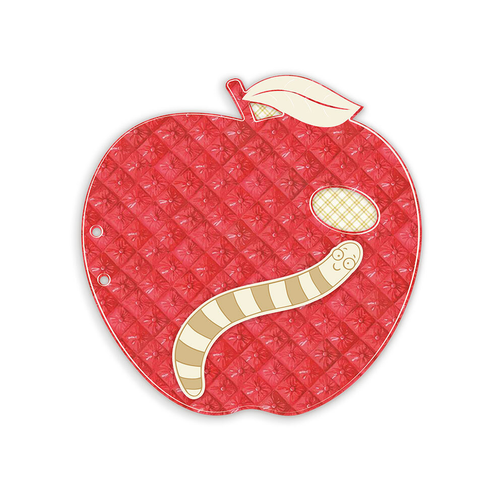 P13 Light Chipboard 8x8 Inch Album Base w/Papers Apple (P13-ALB-09) P13 Light Chipboard 8x8 Inch Album Base w/Papers Apple (P13-ALB-09)