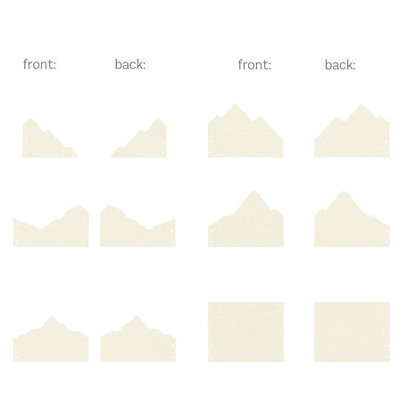 P13 Light Chipboard 8x8 Inch Album Base w/Papers Mountains (P13-ALB-07) P13 Light Chipboard 8x8 Inch Album Base w/Papers Mountains (P13-ALB-07)