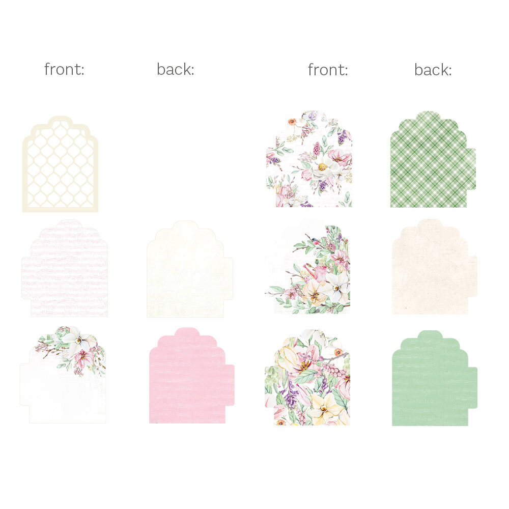 P13 Light Chipboard 8x8 Inch Album Base w/Papers Oriental Window Shutter (P13-ALB-13) P13 Light Chipboard 8x8 Inch Album Base w/Papers Oriental Window Shutter (P13-ALB-13)