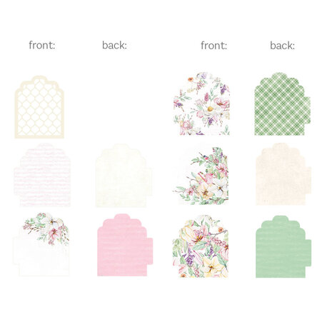 P13 Light Chipboard 8x8 Inch Album Base w/Papers Oriental Window Shutter (P13-ALB-13) P13 Light Chipboard 8x8 Inch Album Base w/Papers Oriental Window Shutter (P13-ALB-13)