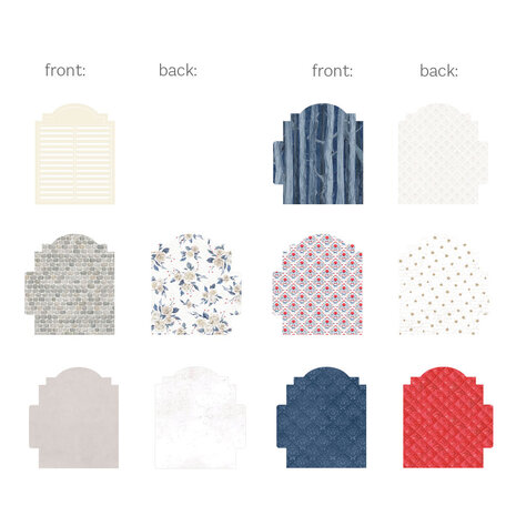 P13 Light Chipboard 8x8 Inch Album Base w/Papers Simple Window Shutter (P13-ALB-14) P13 Light Chipboard 8x8 Inch Album Base w/Papers Simple Window Shutter (P13-ALB-14)