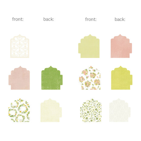 P13 Light Chipboard 8x8 Inch Album Base w/Papers Vintage Window Shutter (P13-ALB-12) P13 Light Chipboard 8x8 Inch Album Base w/Papers Vintage Window Shutter (P13-ALB-12)