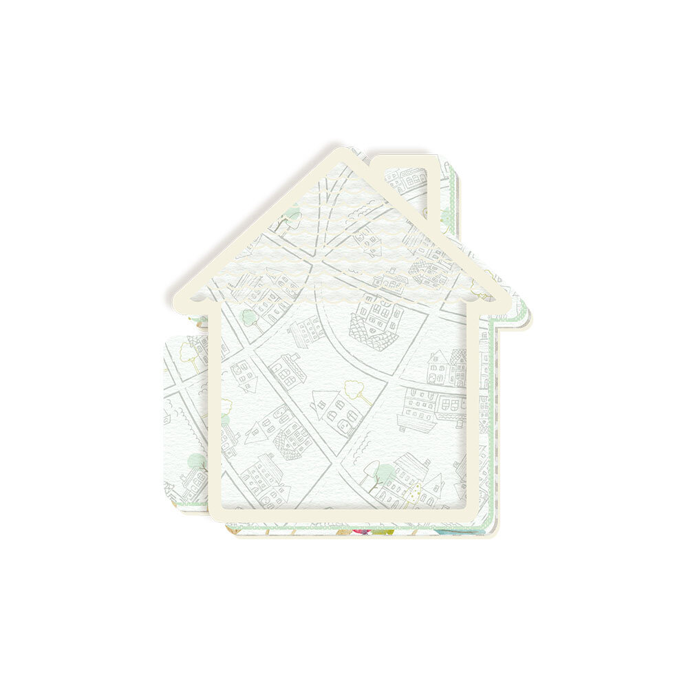 P13 Light Chipboard 6x8 Inch Album Base w/Papers Small House (P13-ALB-16) P13 Light Chipboard 6x8 Inch Album Base w/Papers Small House (P13-ALB-16)