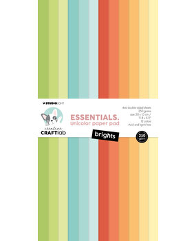 Creative Craftlab Brights Essentials Unicolor Paper Pad (CCL-ES-UPP255) (DISCONTINUED)