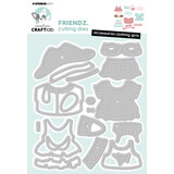 Creative Craftlab Friendz Cutting Die Accessoires Clothing Girls (CCL-FR-CD912) (DISCONTINUED)