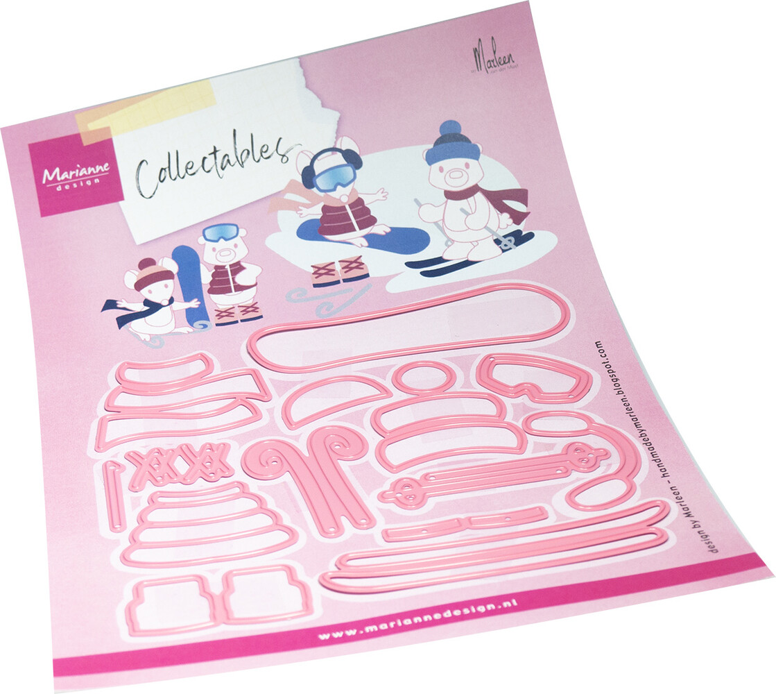 Marianne Design Collectables by Marleen Winter Sports Accessories (COL1558)