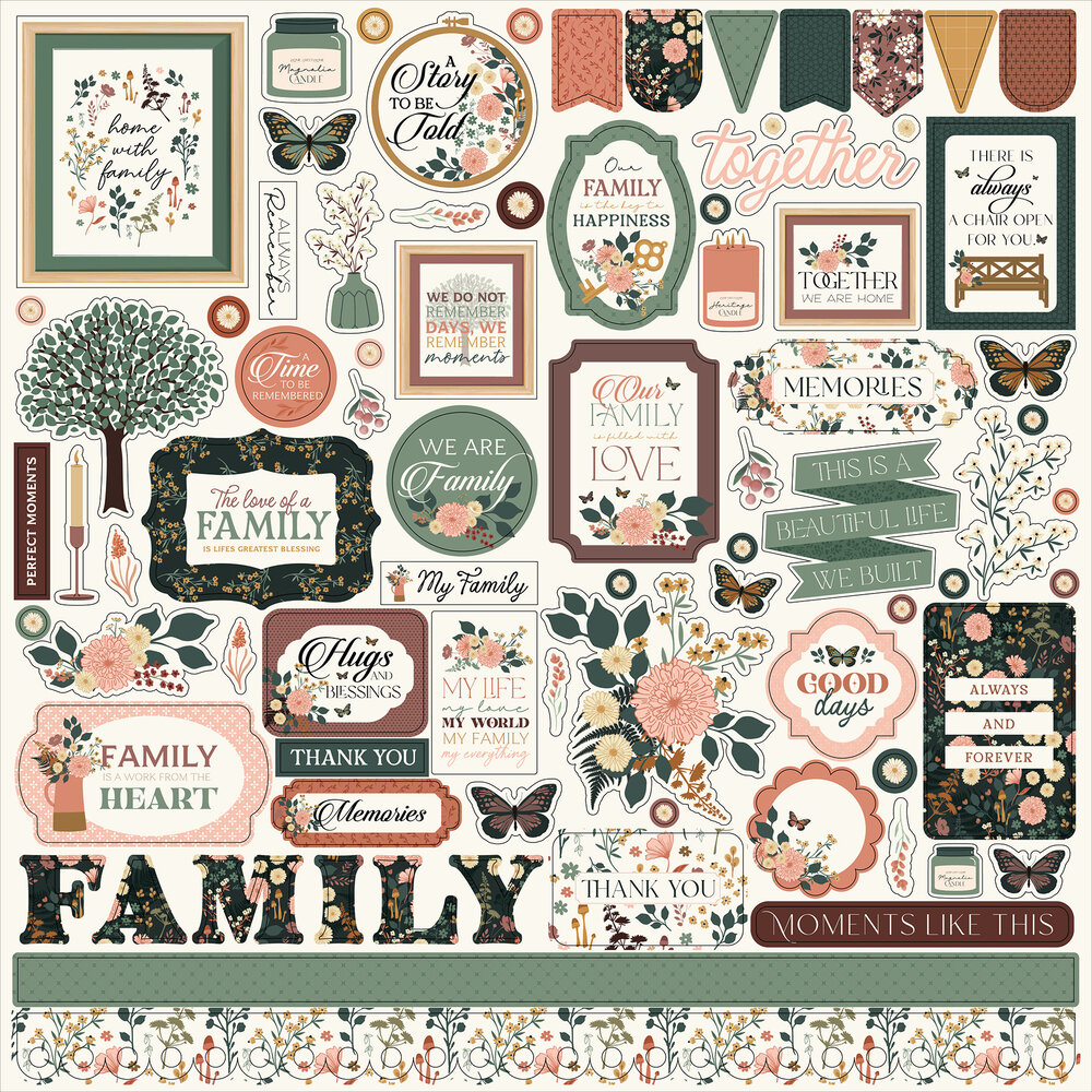 Echo Park Family Element Sticker (FAM403014)