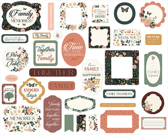 Echo Park Family Ephemera (FAM403024) Echo Park Family Ephemera (FAM403024)