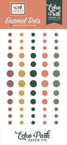 Echo Park Family Enamel Dots (FAM403028)