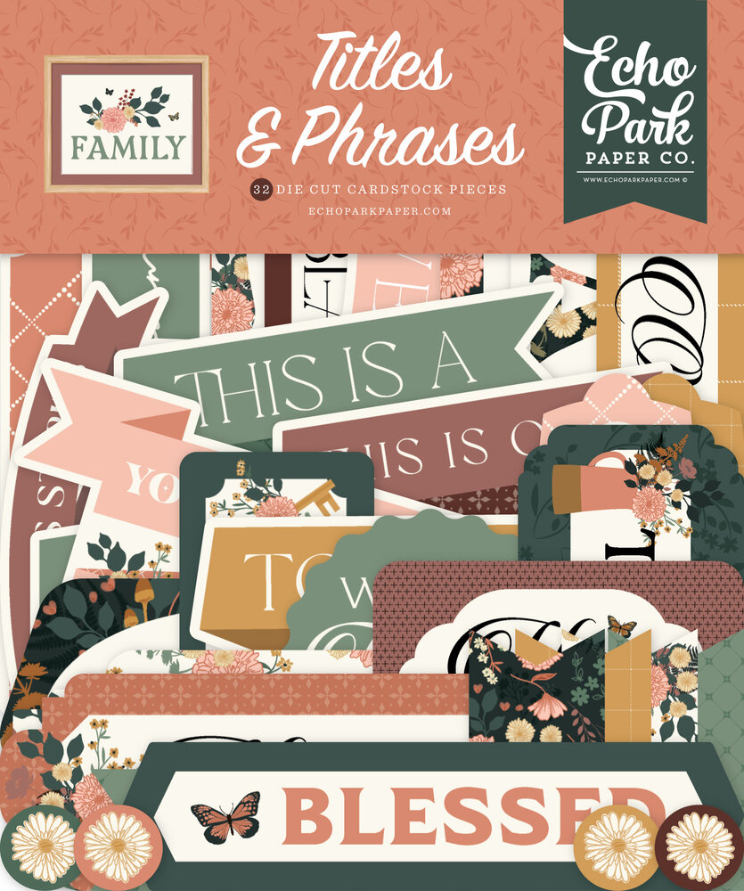 Echo Park Family Titles & Phrases (FAM403032) Echo Park Family Titles & Phrases (FAM403032)