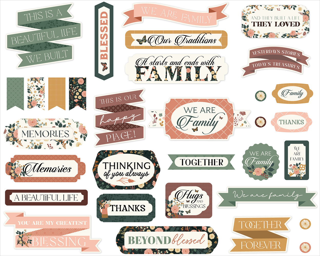 Echo Park Family Titles & Phrases (FAM403032) Echo Park Family Titles & Phrases (FAM403032)