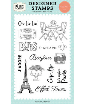 Carta Bella Cafe Life Designer Stamps (CBP405041)