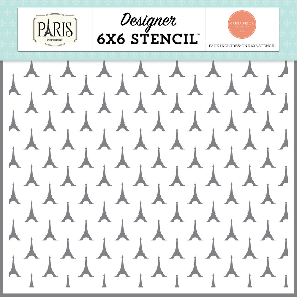 Carta Bella Eiffel Tower Stencil (CBP405033) Carta Bella Eiffel Tower Stencil (CBP405033)