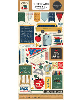 Carta Bella Back To School Chipboard Accents (CBBTS401021)
