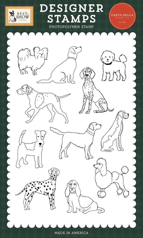 Carta Bella Pick Your Puppy Designer Stamps (CBBIS402040) Carta Bella Pick Your Puppy Designer Stamps (CBBIS402040)