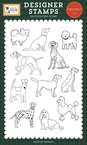Carta Bella Pick Your Puppy Designer Stamps (CBBIS402040) Carta Bella Pick Your Puppy Designer Stamps (CBBIS402040)