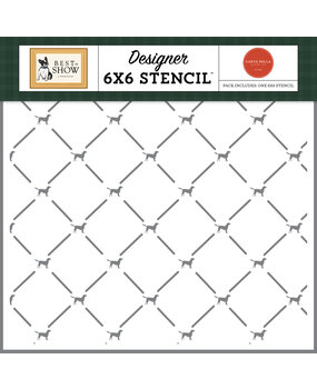 Carta Bella Dog Diamonds Stencil (CBBIS402034)