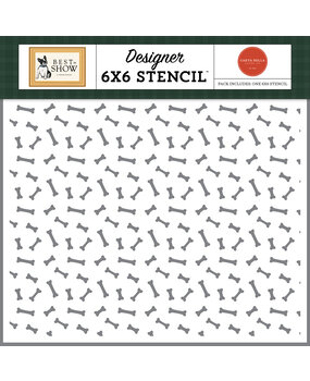 Carta Bella Bow Wow Bones Stencil (CBBIS402033)