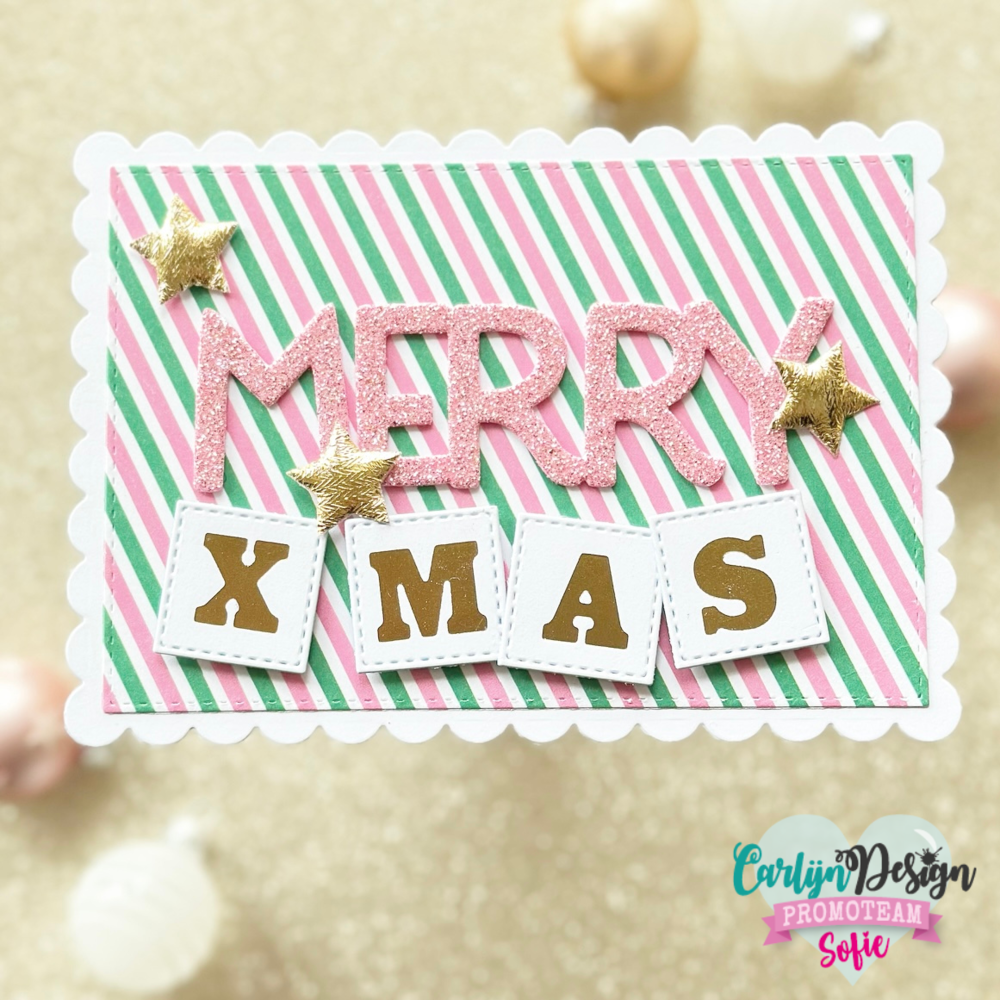 CarlijnDesign Hot Foil Alfabet Chocoladeletters (CDHF-0060)