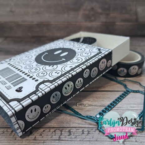 CarlijnDesign Washi Tape Retro Smileys Holo (CDWT-0006)