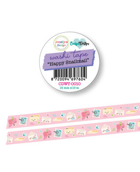 CarlijnDesign Washi Tape Stork Happy Mail (CDWT-0010)