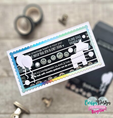 CarlijnDesign Washi Tape Verjaardagspost Holo (CDWT-0008) CarlijnDesign Washi Tape Verjaardagspost Holo (CDWT-0008)