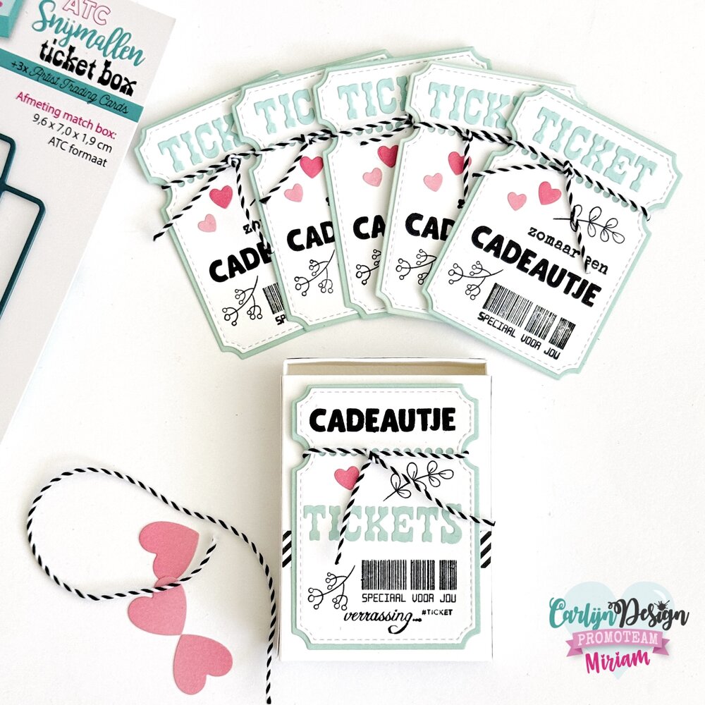 CarlijnDesign Clear Stamps Cadeaubon Kerst (CDST-0132)