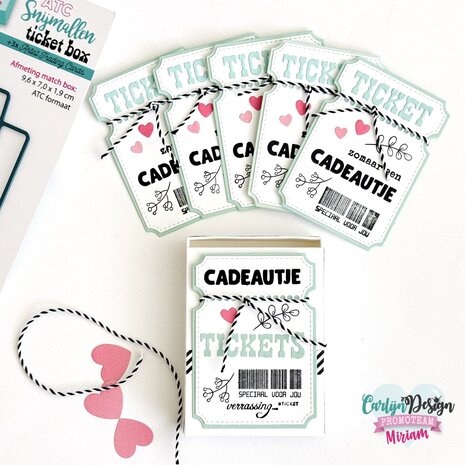 CarlijnDesign Clear Stamps Cadeaubon Kerst (CDST-0132)