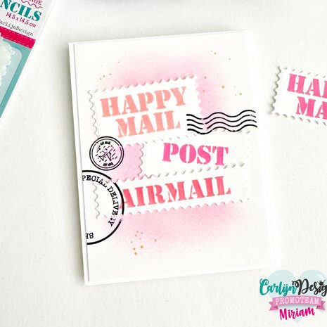 CarlijnDesign Stencils Square Window Postage (CDSC-0038) CarlijnDesign Stencils Square Window Postage (CDSC-0038)