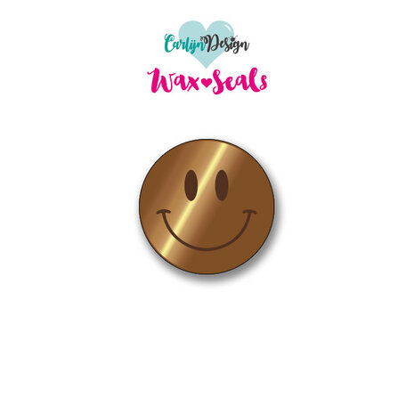 CarlijnDesign Wax Seal Stamper 52 Retro Smiley (CDWX-0081)
