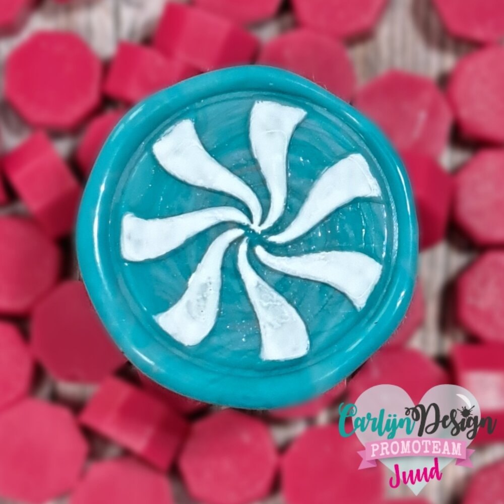 CarlijnDesign Wax Seal Stamper 53 Christmas Candy (CDWX-0082)