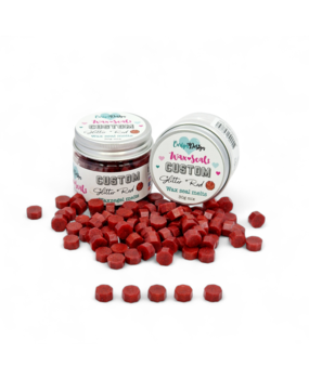 CarlijnDesign Wax Seal Melts Custom Glitter Red (CDWX-0086)