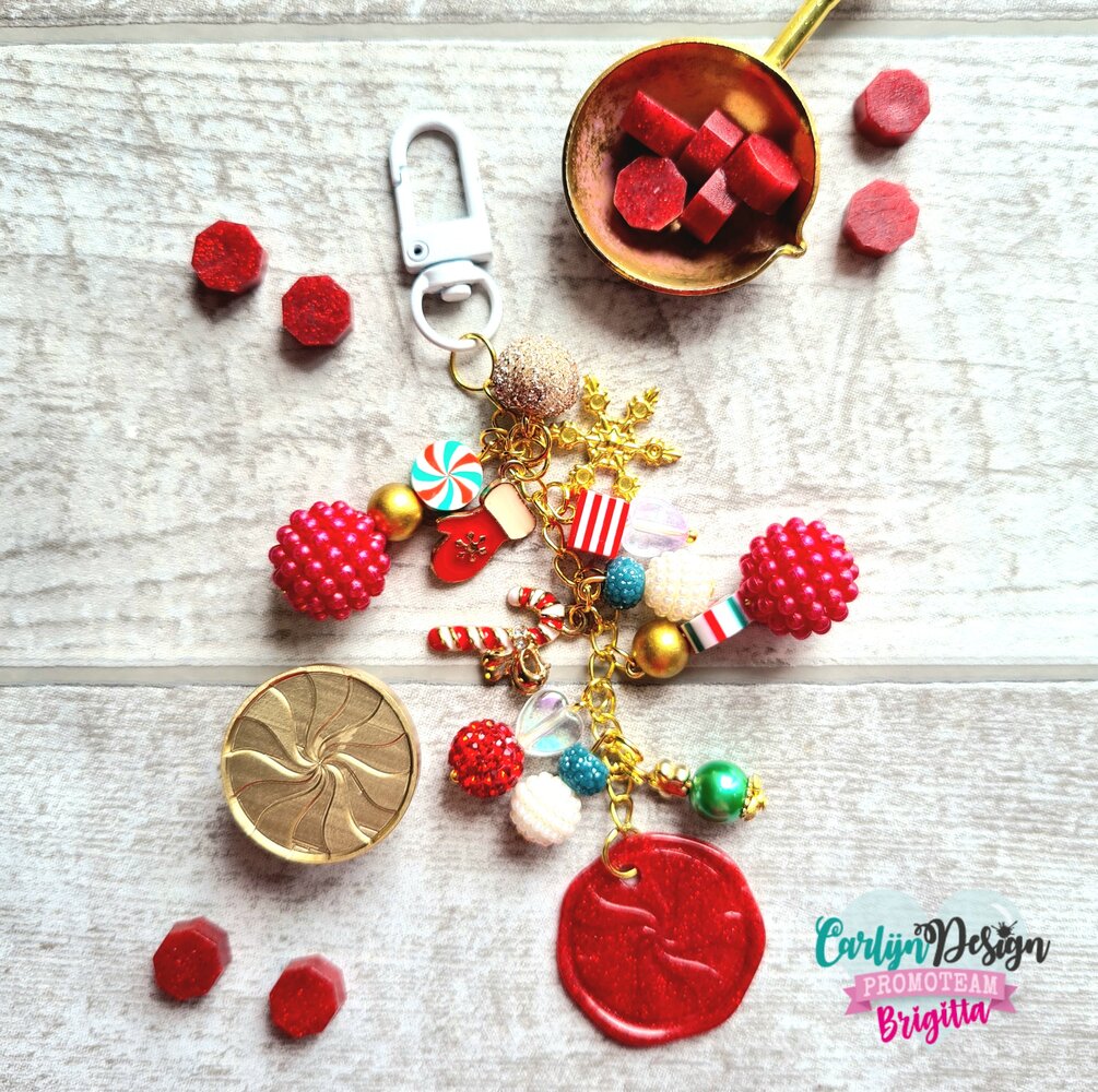 CarlijnDesign Wax Seal Melts Custom Glitter Red (CDWX-0086) CarlijnDesign Wax Seal Melts Custom Glitter Red (CDWX-0086)