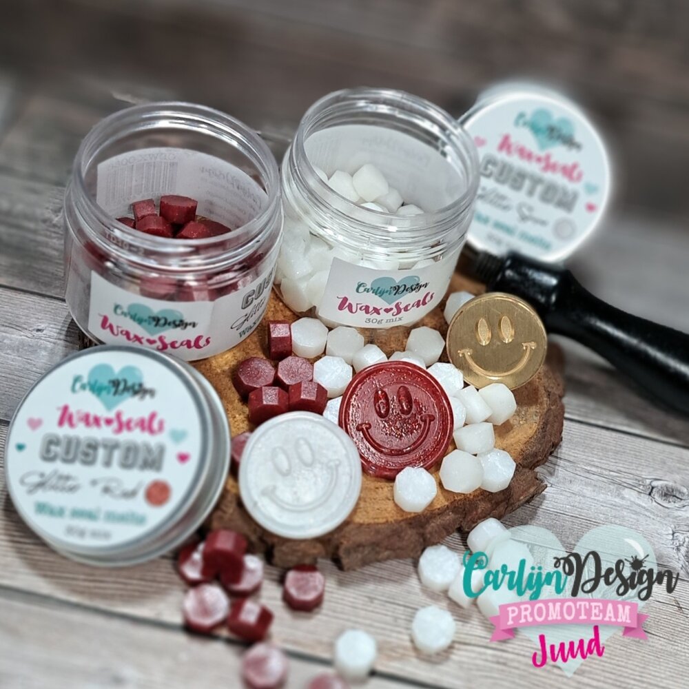 CarlijnDesign Wax Seal Melts Custom Glitter Snow (CDWX-0087) CarlijnDesign Wax Seal Melts Custom Glitter Snow (CDWX-0087)