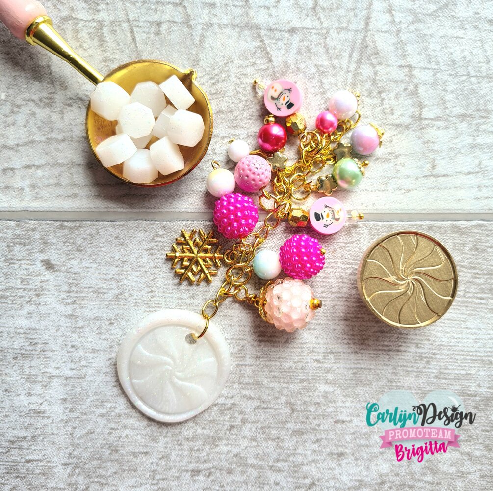 CarlijnDesign Wax Seal Melts Custom Glitter Snow (CDWX-0087) CarlijnDesign Wax Seal Melts Custom Glitter Snow (CDWX-0087)