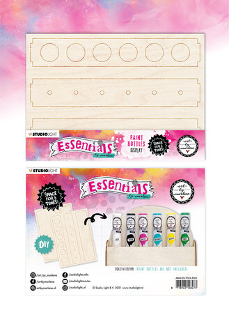 Art By Marlene Essentials Paint Bottles Display for 6 (Empty) (ABM-ES-TOOLS501) (DISCONTINUED) Art By Marlene Essentials Paint Bottles Display for 6 (Empty) (ABM-ES-TOOLS501) (DISCONTINUED)