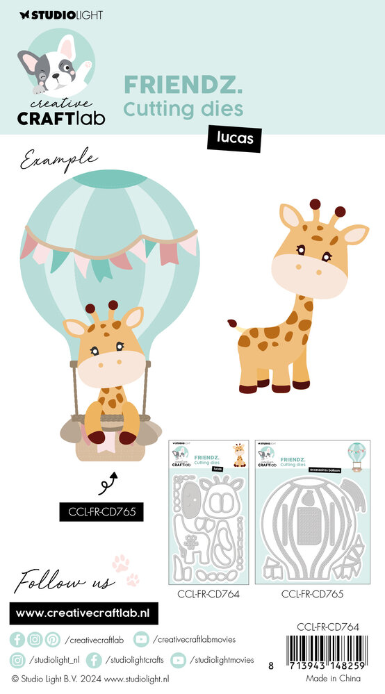 Creative Craftlab Friendz Cutting Die Lucas (CCL-FR-CD764) (DISCONTINUED) Creative Craftlab Friendz Cutting Die Lucas (CCL-FR-CD764) (DISCONTINUED)
