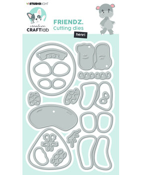 Creative Craftlab Friendz Cutting Dies Henri (CCL-FR-CD547) (DISCONTINUED)