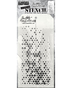 Stampers Anonymous Sparkle Fade Tim Holtz Layering Stencil (THS188)