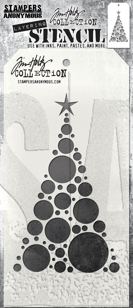 Stampers Anonymous Modern Tree Tim Holtz Layering Stencil (THS187) Stampers Anonymous Modern Tree Tim Holtz Layering Stencil (THS187)
