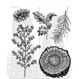 Stampers Anonymous Forest Floor 2 Tim Holtz Cling Stamps (CMS497)